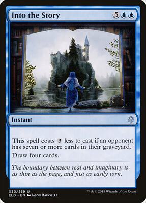Into the Story card from Throne of Eldraine