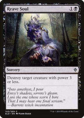 Reave Soul card from Throne of Eldraine