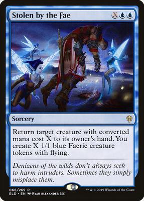 Stolen by the Fae card from Throne of Eldraine