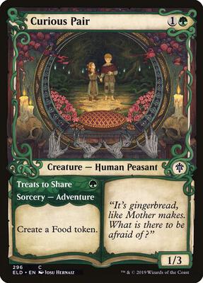 Curious Pair (Showcase) card from Throne of Eldraine