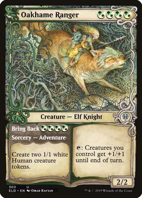 Oakhame Ranger (Showcase) card from Throne of Eldraine
