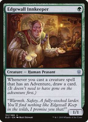 Edgewall Innkeeper card from Throne of Eldraine