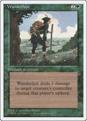 Wanderlust card from Fourth Edition