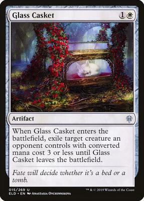 Glass Casket card from Throne of Eldraine