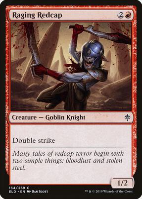Raging Redcap card from Throne of Eldraine