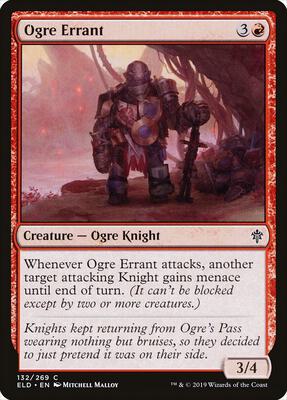 Ogre Errant card from Throne of Eldraine