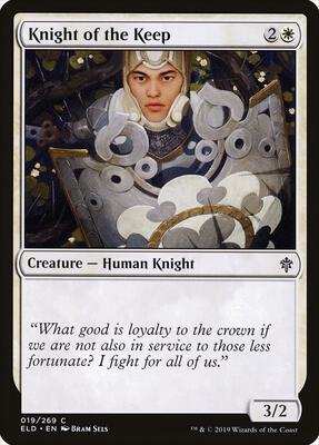 Knight of the Keep card from Throne of Eldraine