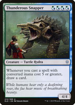 Thunderous Snapper card from Throne of Eldraine