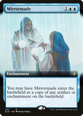 Mirrormade (Extended Art) card from Throne of Eldraine