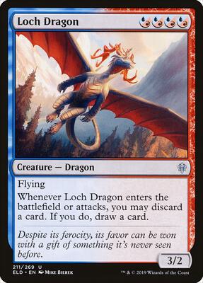 Loch Dragon card from Throne of Eldraine