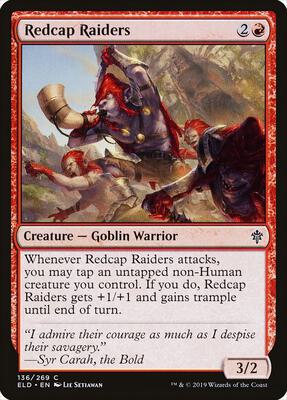 Redcap Raiders card from Throne of Eldraine