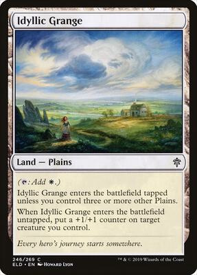 Idyllic Grange card from Throne of Eldraine