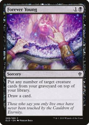 Forever Young card from Throne of Eldraine