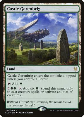 Castle Garenbrig card from Throne of Eldraine