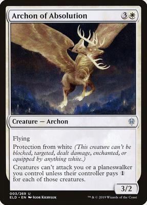 Archon of Absolution card from Throne of Eldraine