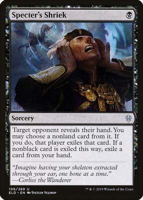 Specter's Shriek card from Throne of Eldraine