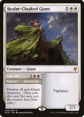 Realm-Cloaked Giant card from Throne of Eldraine