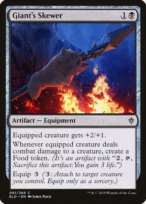 Giant's Skewer card from Throne of Eldraine
