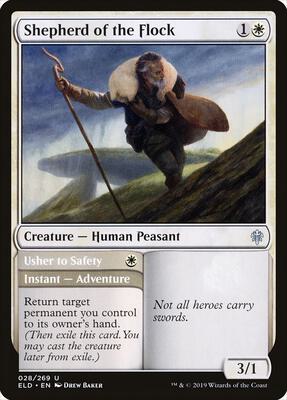 Shepherd of the Flock card from Throne of Eldraine
