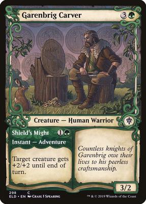 Garenbrig Carver (Showcase) card from Throne of Eldraine