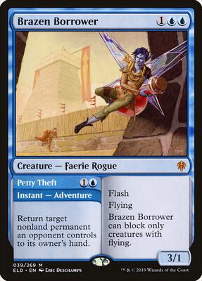 Brazen Borrower card from Throne of Eldraine
