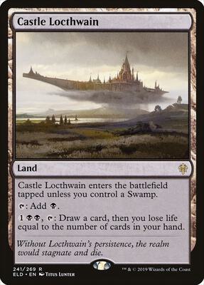 Castle Locthwain card from Throne of Eldraine