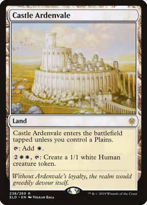 Castle Ardenvale card from Throne of Eldraine