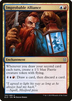 Improbable Alliance card from Throne of Eldraine