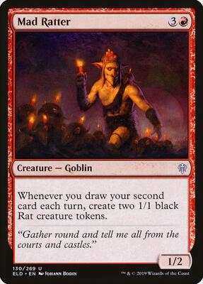 Mad Ratter card from Throne of Eldraine