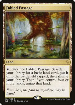 Fabled Passage card from Throne of Eldraine