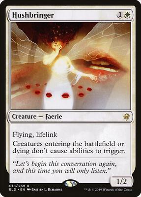 Hushbringer card from Throne of Eldraine