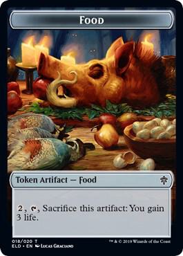 Food Token (018) card from Throne of Eldraine