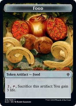 Food Token (016) card from Throne of Eldraine