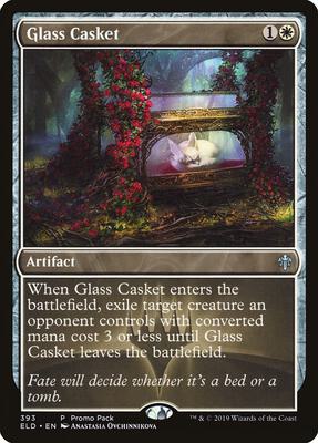 Glass Casket card from Promo Pack: Throne of Eldraine