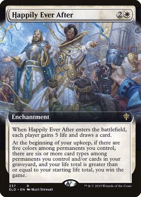Happily Ever After (Extended Art) card from Throne of Eldraine