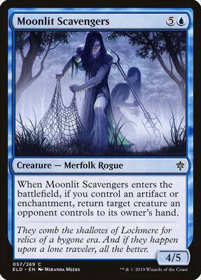 Moonlit Scavengers card from Throne of Eldraine