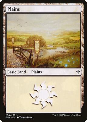 Plains card from Throne of Eldraine