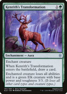 Kenrith's Transformation card from Throne of Eldraine