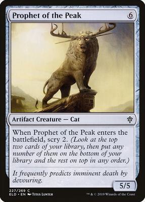 Prophet of the Peak card from Throne of Eldraine