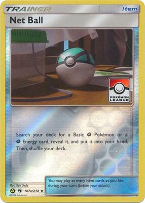 Net Ball (Pokemon League) - 187a/214 card from League & Championship Cards