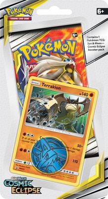 Cosmic Eclipse Single Pack Blister [Terrakion] card from SM - Cosmic Eclipse