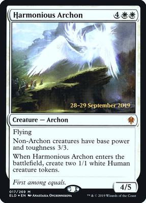 Harmonious Archon card from Prerelease Cards