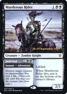 Murderous Rider card from Prerelease Cards