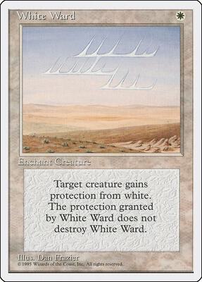 White Ward card from Fourth Edition