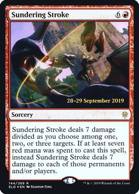 Sundering Stroke card from Prerelease Cards