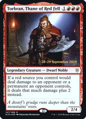 Torbran, Thane of Red Fell card from Prerelease Cards