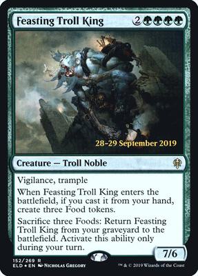 Feasting Troll King card from Prerelease Cards