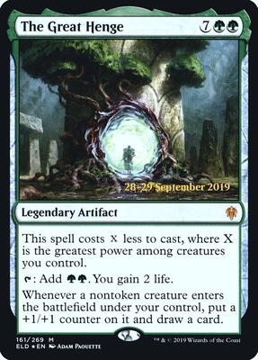 The Great Henge card from Prerelease Cards