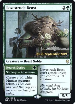 Lovestruck Beast card from Prerelease Cards