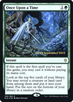 Once Upon a Time card from Prerelease Cards